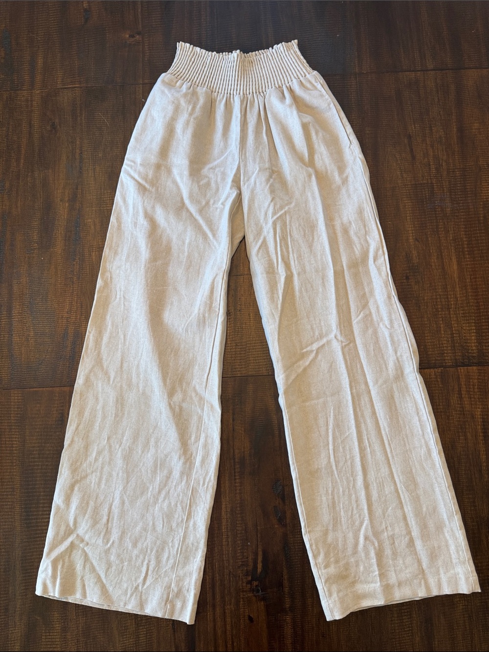 Love Tree Pull-On Linen Blend Pants